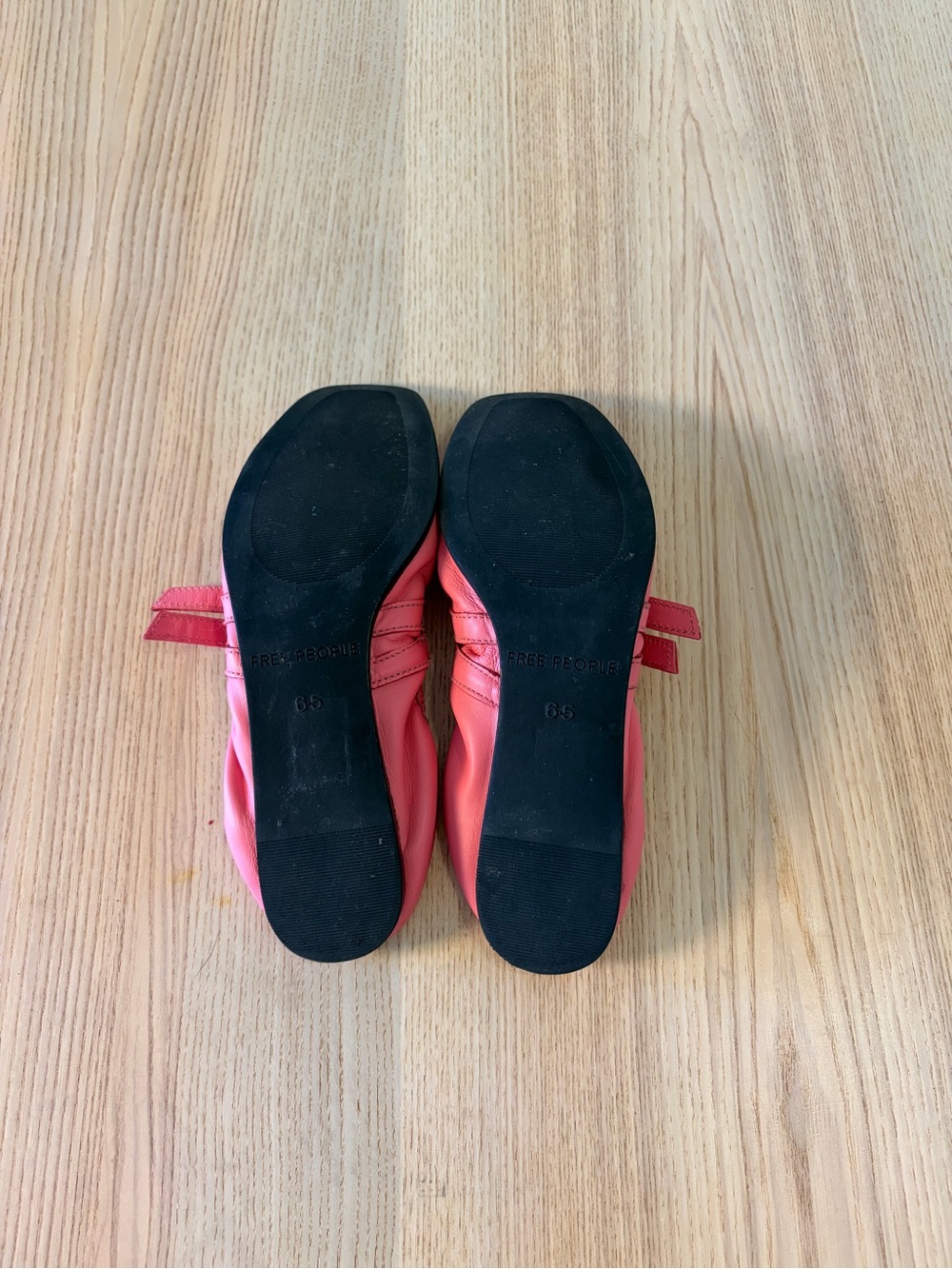 Free People Gemini Ballet Flat in Watermelon - Picture 3 of 3